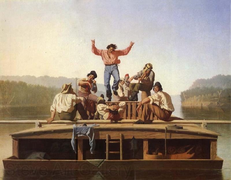 George Caleb Bingham Die frohlichen Bootsleute Spain oil painting art